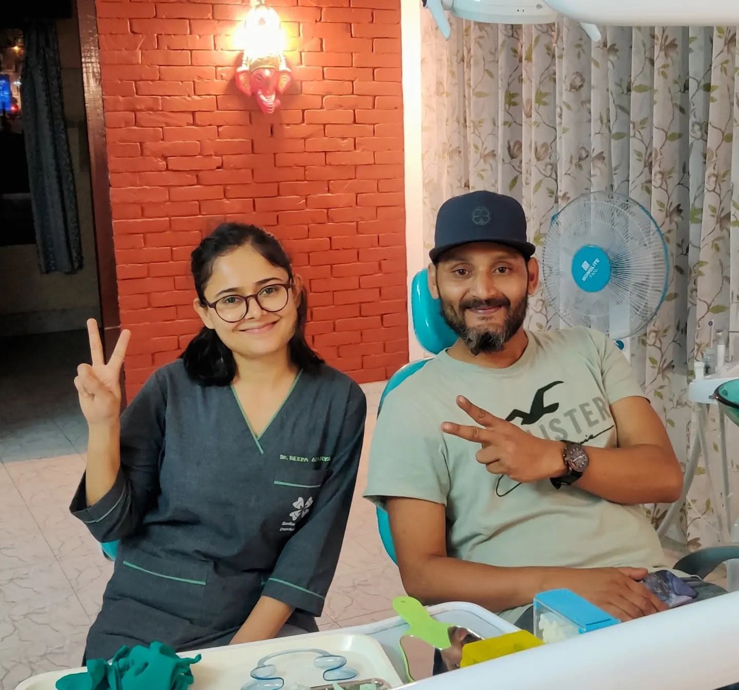 A happy patient visit at Smile Garden Dental Clinic